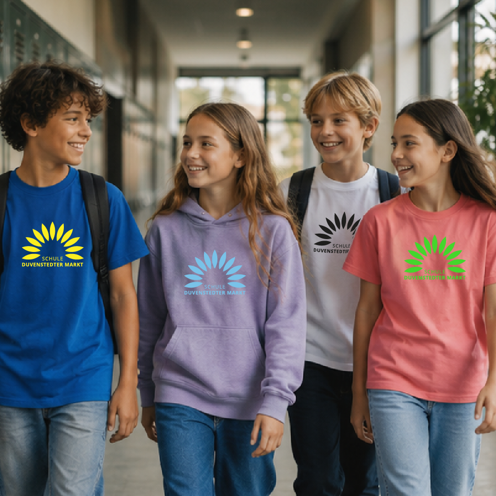 Hoodie/Sweatshirt Schule Duvenstedter Markt – Bild 5