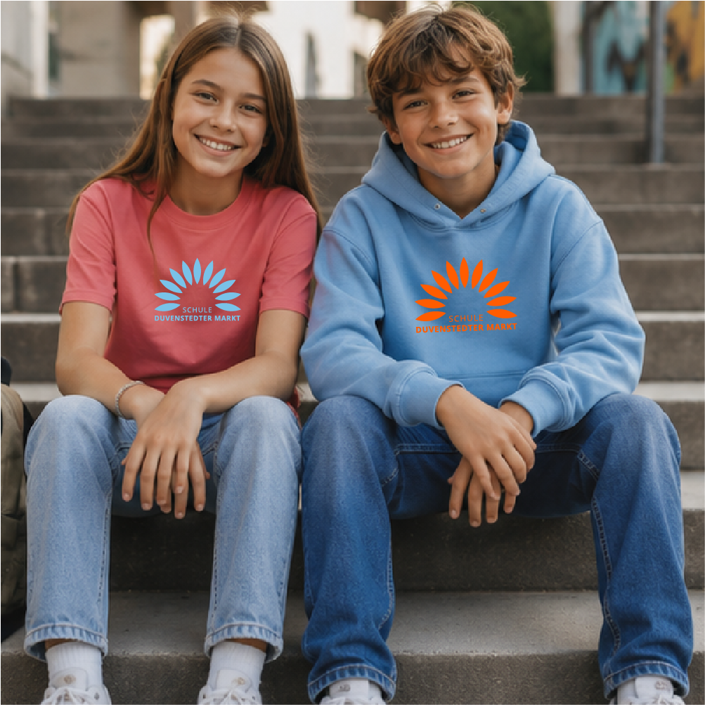 Hoodie/Sweatshirt Schule Duvenstedter Markt – Bild 2